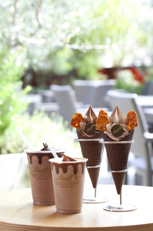 スイスのチョコレートブランド『リンツ ショコラ カフェ』が阪急西宮ガーデンズにオープン [画像]