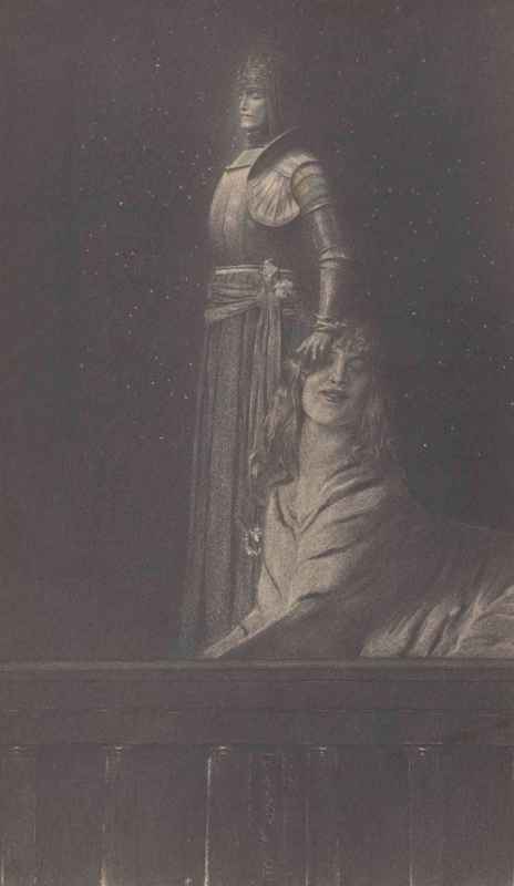 4. フェルナン・クノップフ《天使》1889 年 ベルギー王立図書館（ブリュッセル）蔵