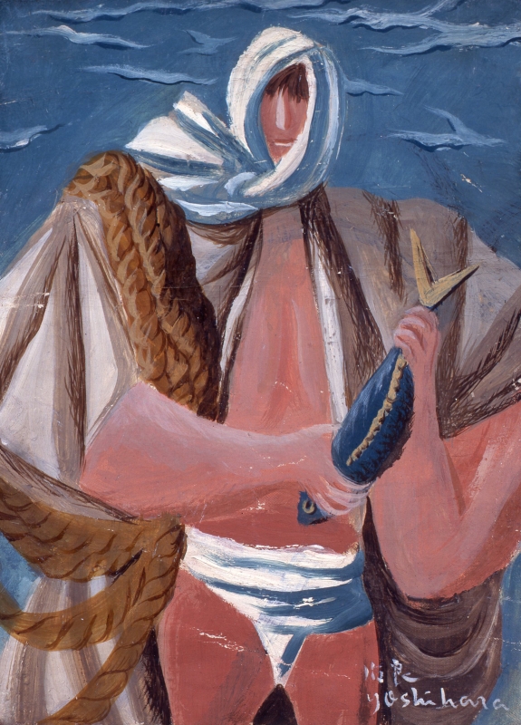 吉原治良　《漁夫（仮題）》　1929年頃　油彩、布