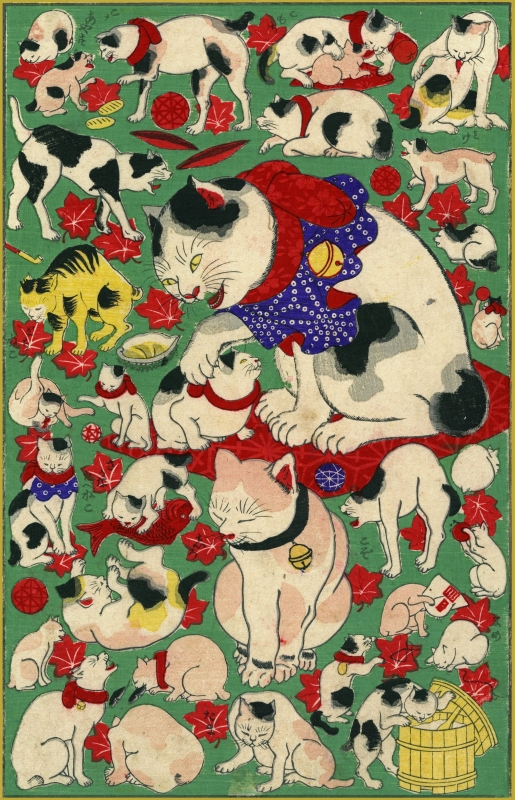 絵葉書資料館『猫の浮世絵展』神戸市垂水区 [画像]