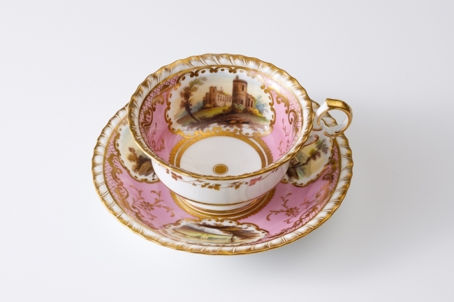 ティーカップ＆ソーサー、ミントン、1820年代、Cha Tea 紅茶教室蔵