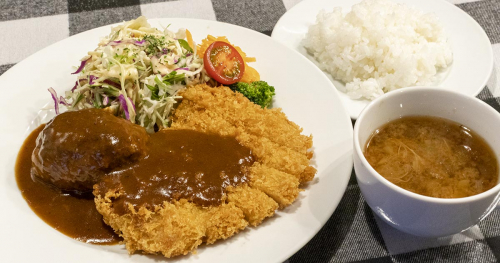 三宮の『Bistro RED BRICK』で煮込みハンバーグの洋食ランチを楽しみました　神戸市