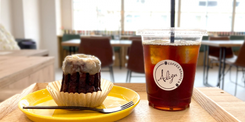 播磨国総社近く『Align Coffee Roaster（アラインコーヒーロースター）』でこだわりコーヒーと絶品スイーツを食べてきました　姫路市