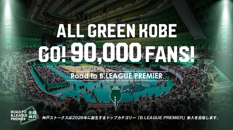 神戸ストークスがシーズン合計来場者数「90,000人超え」を達成　神戸市 [画像]