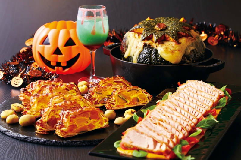 ザ・テラス『秋の収穫祭ブッフェ』ハロウィン料理イメージ