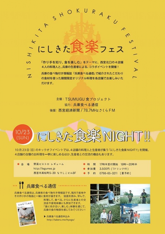 『にしきた食楽NIGHT!!』　西宮市 [画像]