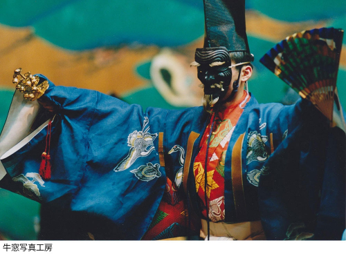 湊川神社で能楽奉納『三番三 善竹忠亮』神戸市中央区