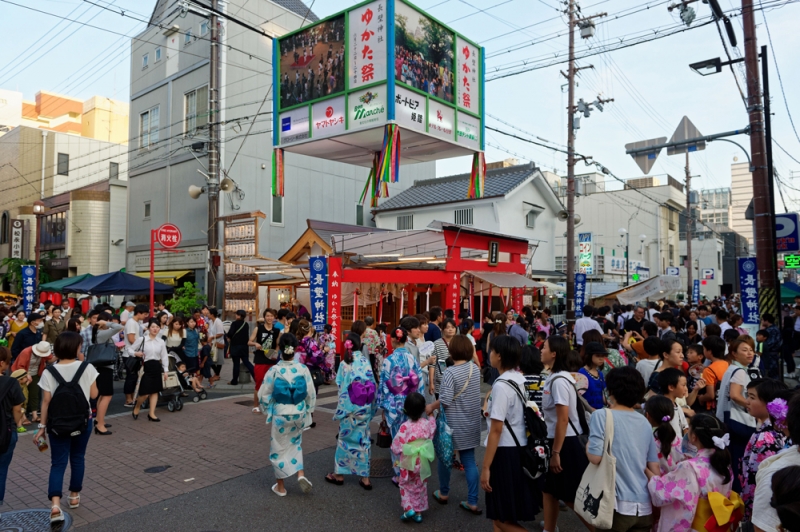 浴衣姿で来場すると近隣の観光施設が入場無料に 『姫路ゆかたまつり