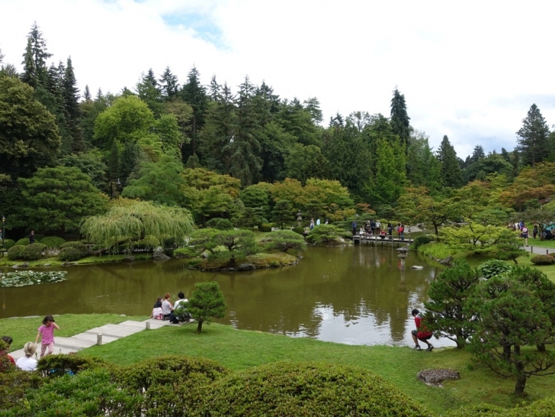 シアトル日本庭園図