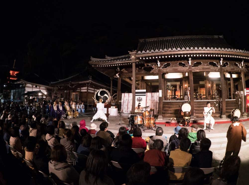 須磨寺『須磨夜音 音楽法要祭』神戸市須磨区