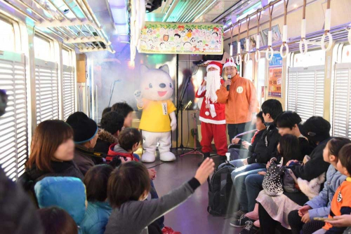神戸電鉄『クリスマス装飾列車』運行