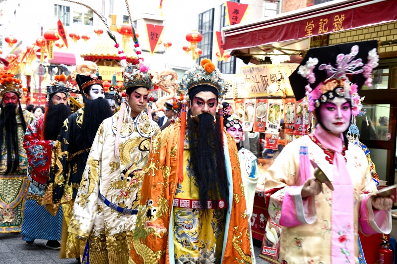 『2018南京町春節祭 中国史人游行』　神戸市中央区 [画像]