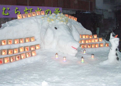 第15回 ゆむら灯火の景「大雪像をみんなでつくっちゃお」参加者募集