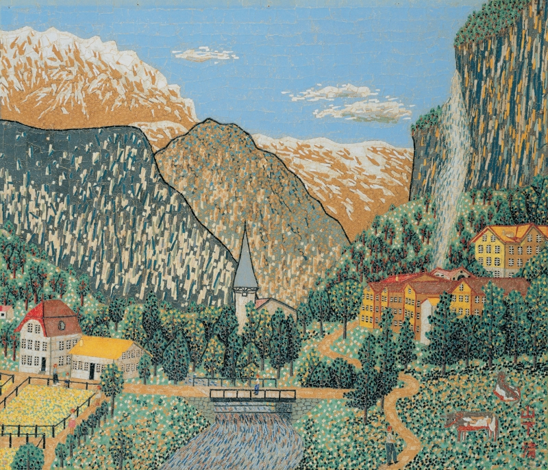 《スイス風景》1963年