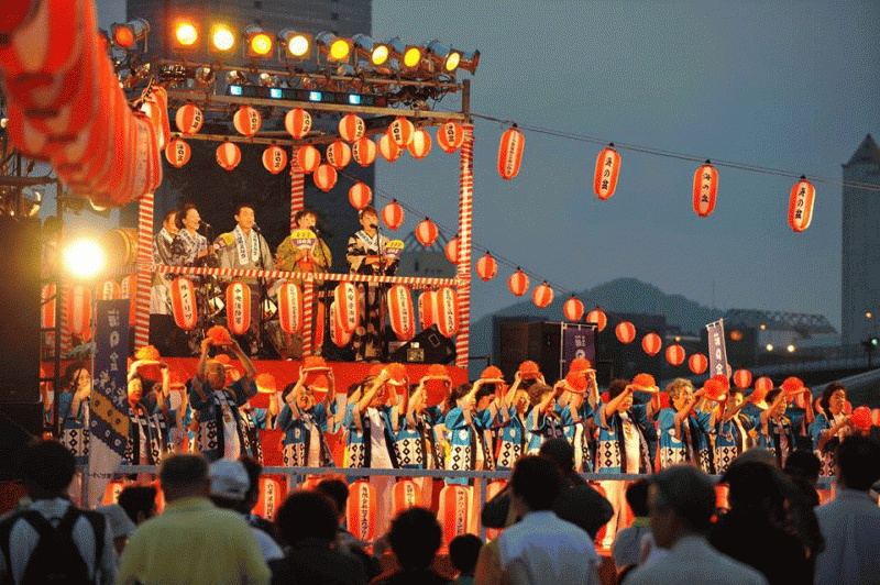 神戸メリケンパーク『こうべ海の盆踊り2018』神戸市中央区 [画像]