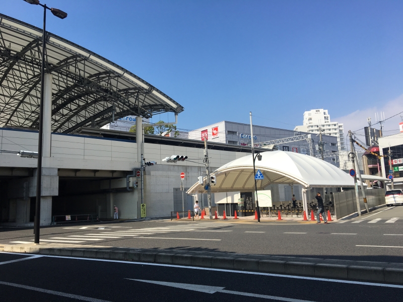 甲子園駅前に駐輪場、スターバックスが出店する新しい商業施設がオープン [画像]