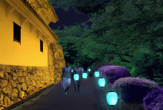 イルミネーションイベント『姫路城 光の庭 CASTLE OF LIGHT』姫路市 [画像]