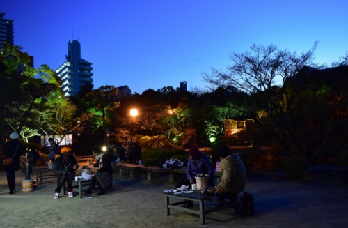 相楽園『冬の夕べ 庭園鑑賞会』　神戸市中央区