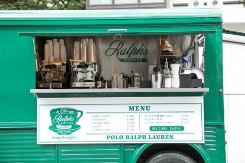 ラルフローレンの移動カフェ『Ralph's COFFEE』が神戸BALに登場