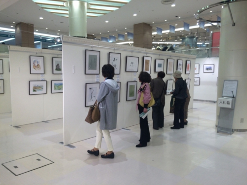 さんちかホール『神戸の百人色紙展』　神戸市中央区