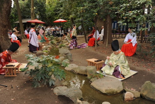 生田神社『曲水の宴（きょくすいのえん）』神戸市中央区