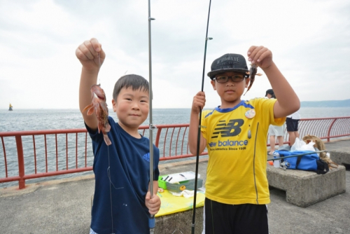 『ハヤブサキッズわくわく釣りフェスタ in 平磯海づり公園』　神戸市垂水区