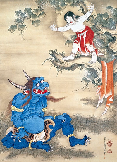 「雪山童子図」1764年頃　継松寺蔵 （前期展示）