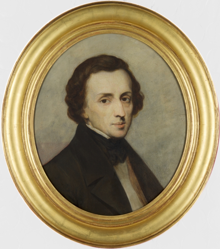 《フリデリク・ショパンの肖像》
アリ・シェフェール、1847年、油彩、カンヴァス
credit：Dordrechts Museum