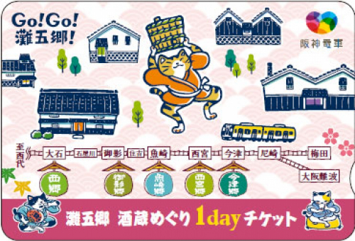 『灘五郷　酒蔵めぐり1dayチケット』発売