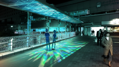 三宮駅南エリア一帯『～1000mの光の回廊～ KOBE LIGHT MESSAGE in 2019～ECO ANGEL～』神戸市中央区