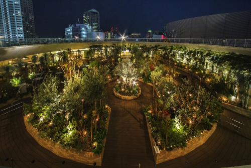 屋上庭園がクリスマス仕様に『SOL’s Christmas』神戸市中央区