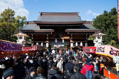 湊川神社の初詣　神戸市中央区