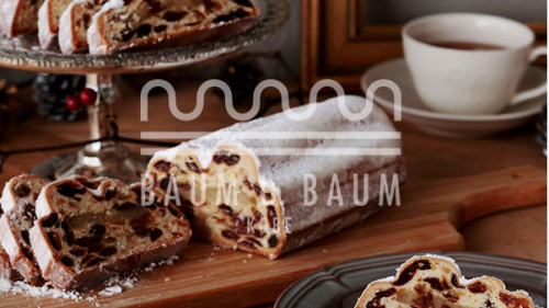バウムクーヘン専門店「BAUM u. BAUM」のクリスマスシュトレン