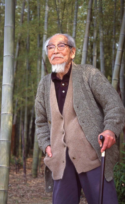 永田耕衣（95歳のとき）