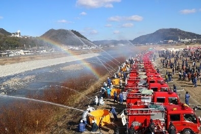 『たつの市消防出初式』　たつの市 [画像]