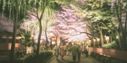 笹倉鉄平ちいさな絵画館『美しの国、日本を描いて』　西宮市