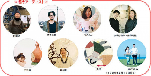 『六甲ミーツ・アート 芸術散歩2020』 第1弾 招待アーティスト8組が決定