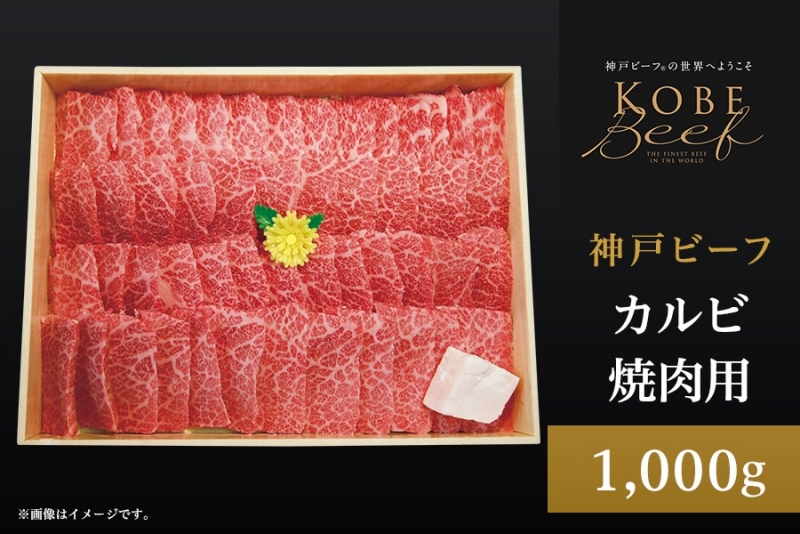 神戸ビーフ　カルビ焼肉用（1,000g）17,920円（税込）