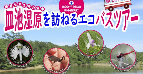 【募集終了】『皿池湿原を訪ねるエコバスツアー』神戸市灘区・三田市