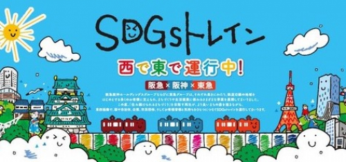 阪急・阪神・東急『SDGsトレイン2020』運行