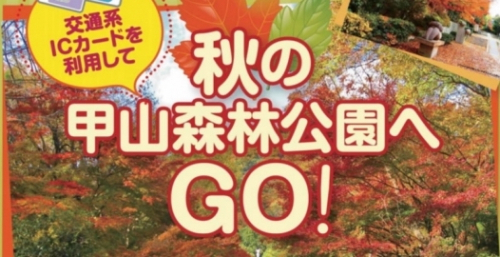 『秋の甲山森林公園へGO!』西宮市