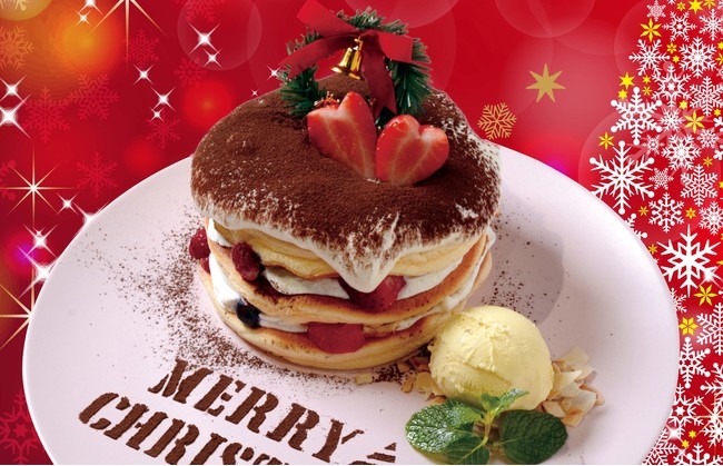 belle-ville（ベルヴィル）クリスマス限定「ティラミスパンケーキ」神戸市東灘区 [画像]