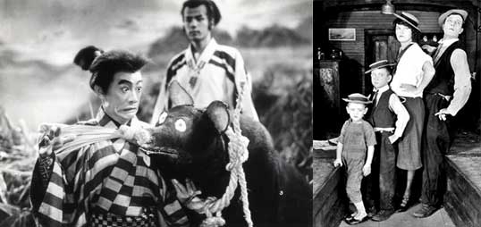 （左）迎春！ ニッポンの喜劇『エノケンのとび助冒険旅行』©︎国際放映
（右）100歳映画 キートン短編集