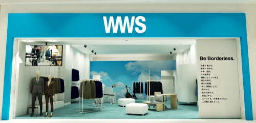 阪急西宮ガーデンズ　作業着スーツ発祥のボーダレスウェアブランド『WWS』オープン