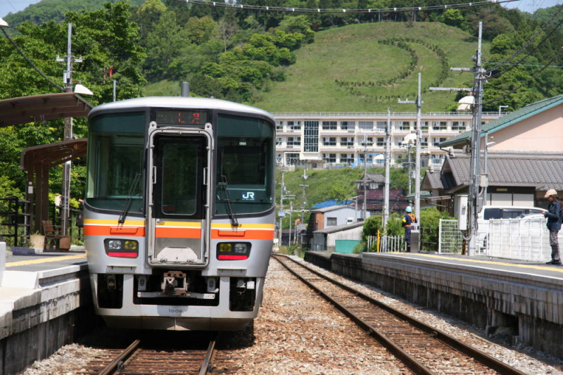 「姫新線の車両、施設（駅舎や線路等）」の作例