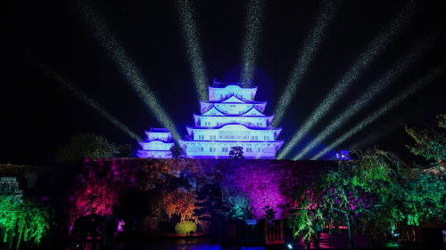 姫路城ナイトイベント『シロノヒカリ ～白鷺が輝く夜～』