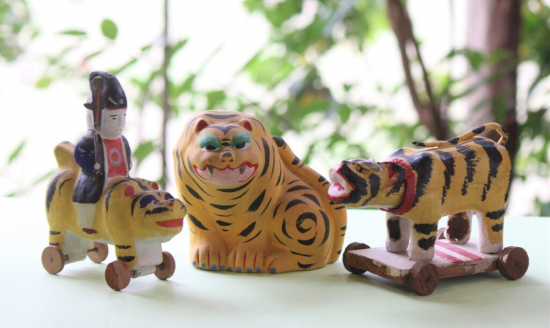 日本玩具博物館　冬の企画展『虎の郷土玩具展』姫路市 [画像]