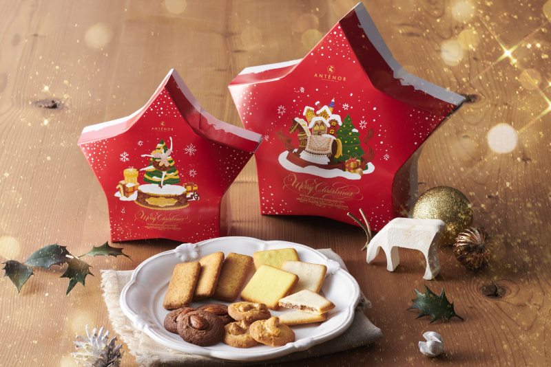星降るクリスマス
Sサイズ／クッキー4種類13個入／972円
Mサイズ／クッキー5種類25個入／1,512円