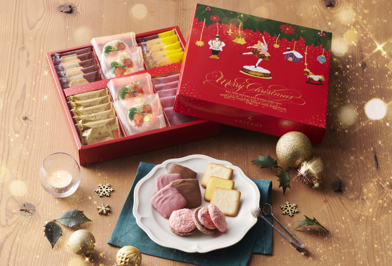 スイートクリスマス
焼き菓子3種類12個入／1,296円
焼き菓子5種類24個入／2,376円 ※写真