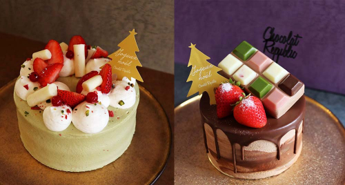 神戸の人気カフェ「ショコラリパブリック」のクリスマスケーキ